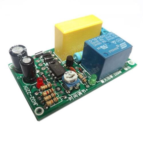 AC 220V 0~60s Adjustable Delay Time Turn Off Delay Timer Module Relay Switch Board High Quality for Stair Lamp