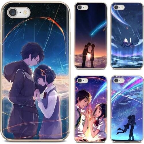 Silicone Cover Bag Kiminonawa Your Name Anime For Huawei Y6 Y5 2019 For Xiaomi Redmi Note 4 5 6 7 8 Pro Mi A1 A2 A3 6X 5X 7A