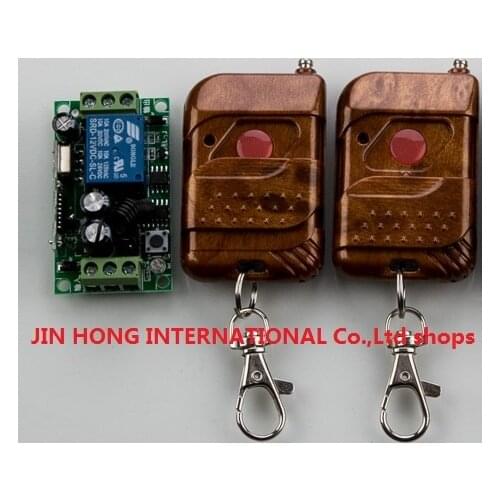 New DC12V 1CH access control Auto door /Lock wireless remote control system wireless switch receiver transmitter 315/433MHZ