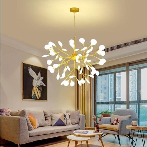 LED Tree branch chandelier Living room Dining room heracleum lustre salon Lighting Art Decor luminaire hanging light fixtures