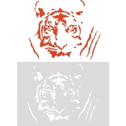 26*18cm Animal tiger Stencils DIY Craft Layering Stencils For Walls Painting Scrapbooking Stamping Stamp Album Decorative