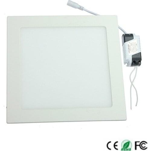 Ultra Thin Led Panel Downlight 3w 4w 6w 9w 12w 15w 25w Square LED Ceiling Recessed Light AC85-265V LED Panel Light SMD2835
