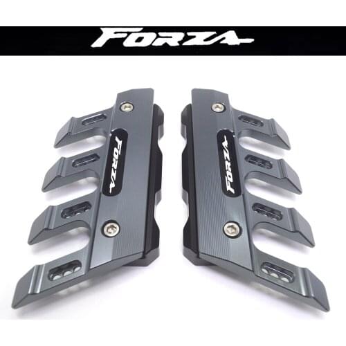 For FORZA 300 125 250 350 Universal Motorcycle Mudguard Side Protection Mount Shock Absorber Front Fender Cover Anti-fall Slider