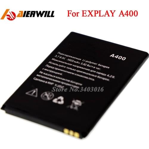 For Explay A400 Battery High Quality Mobile phone Accumulator 1600mAh