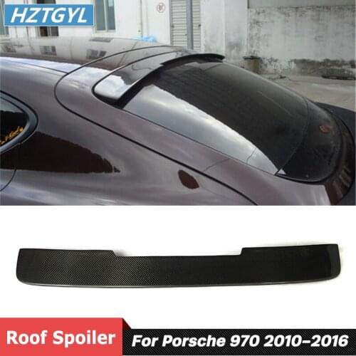 TA Style Carbon Fiber Material Top Roof Rear Spoiler For Porsche Panamera 970 Car Tuning 2010-2016