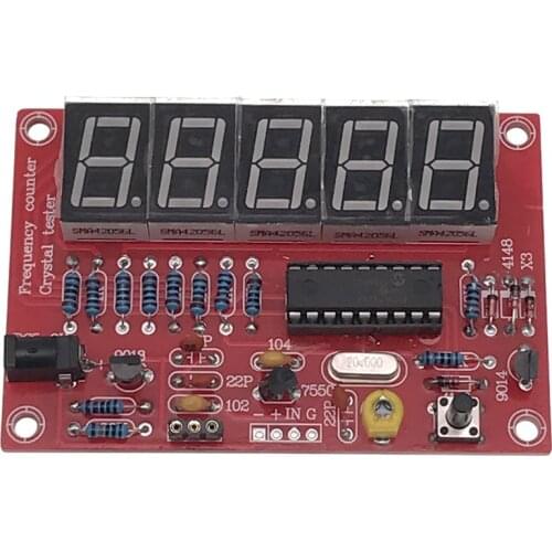 1Hz-50MHz Crystal Oscillator Frequency Counter Tester DIY Kit 5 Digits Resolution new Frequency Meters frecuencimetro