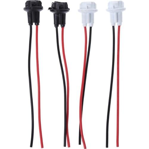 2PCS T10 Connector Car Lamp Cable Auto Bulb Wire Truck Light LED Bulbs Socket
