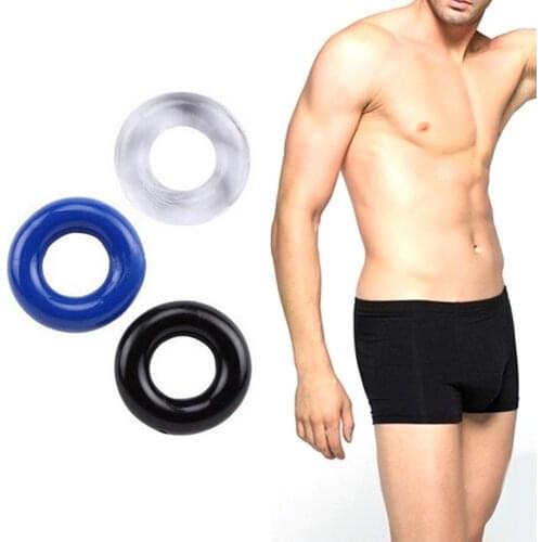 3Pcs/Set Men Round Penis Time Delay Rings Bead Sexual Stimulation Adult Products Waterproof for fun in shower bath or hot tub