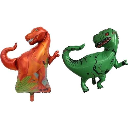 4pcs Set T Rex Dinosaur Balloons for Party Decoration Birthday Gift Kid Toys
