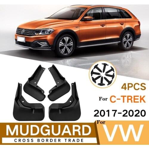 4PCS Car Mudflap FOR volkswagen VW C-TREK 2017-2020 Car Fender Mud Flaps Guard Splash Flap Mudguards Accessories