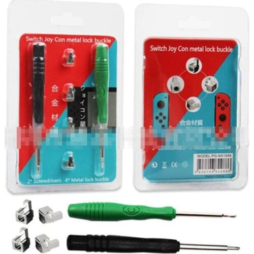 5PCS/LOT metal lock buckle with opening tool For Nintendo Switch Joy-con NS JOY CON Nintend Switch repair part