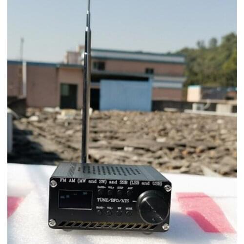 ATS-20 SI4732 Radio Receiver FM AM (MW & SW) SSB (LSB & USB) with Rechargeble lithium battery + Antenna + Speaker + Case