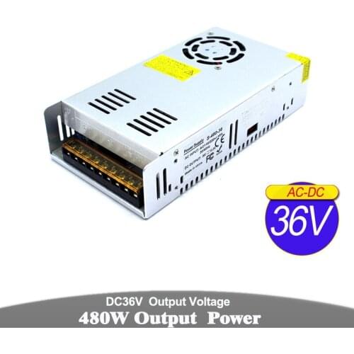 Power Supply 12V 13.8V 18V 24V 28V 30V 36V 42V 48V 60V 480W Transformers 220V 110V AC-DC SMPS For CCTV Lamp CNC Router Monitor