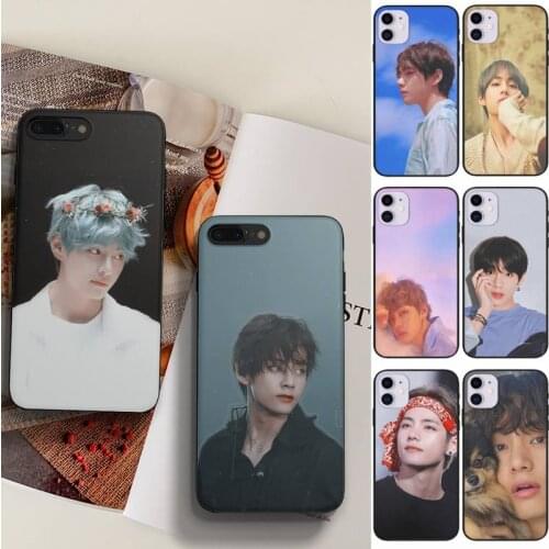 Kim Taehyung Phone Case Fundas Shell Cover For Iphone 6 6s 7 8 Plus Xr X Xs 11 12 13 Mini Pro Max