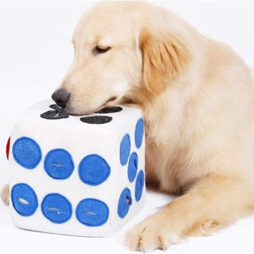 Dog Sniffing Toy Washable Dog Smelling Training Toys Interactive IQ Training Toy Dice Shaped Mat Dog Supplies Pet Accessories