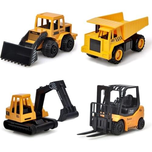 Finger Rock 1/55 Scale Alloy Engineering Car Model Simulation Diecast Vehicle Toys Excavator Bulldozer Collection Model For Boy