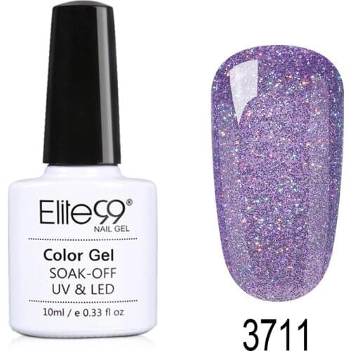 Elite99 10ml Neon Color UV Gel Nail Polish Super Bling Glitter Gel Varnish Semi Permanent Primer Soak Off For Nails Gel Polish