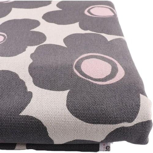 Flower Cotton Fabric Patchwork High Quality for Tablecloth Curtain Sofa cushion making Home Textile Craft Clothing DIY Handmade