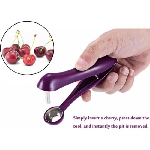 Cherry Olive Pitter Corer Fruit Core Fast Remover Stoner Seed Remover Enucleate Keep Complete Kitchen Gadgets Accessories