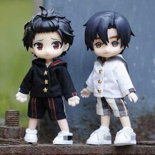 OB11 doll clothes suit suitable for YMY body9 MOLLY BJDDDF sailor suit doll accessories