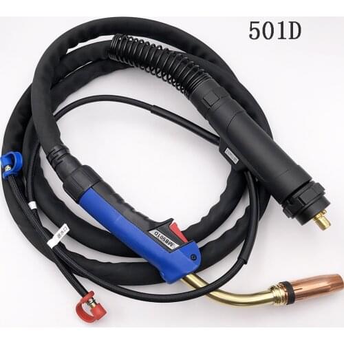 Mig Water Cooled Welding Torch Binzel Type MB 501D 5M With Euro Adapter Connector