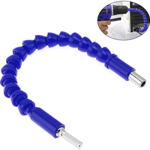 295mm Blue Screw Shaft Flexible Drill Shaft Electric Drill Extension for the Connection of Screwdriver Head and Electric Drills