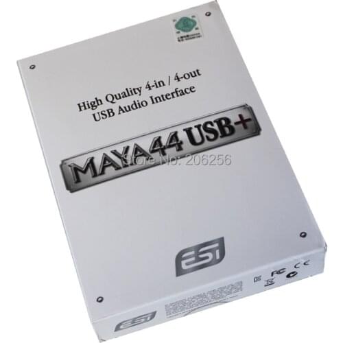 ESI MAYA44 USB+ Sound Card 4 in 4 out Professional audio card DJ Audio Interface digital output Stereo Headphone output