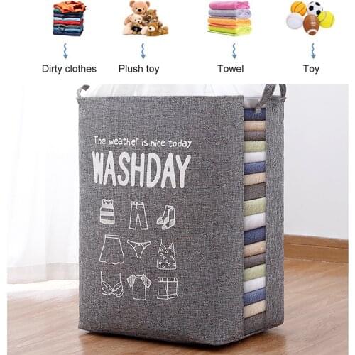 Waterproof 2021 New Laundry Basket Convenient With Handles And Folding Large Space For Toy Dirty Clothes And Small Item 100L