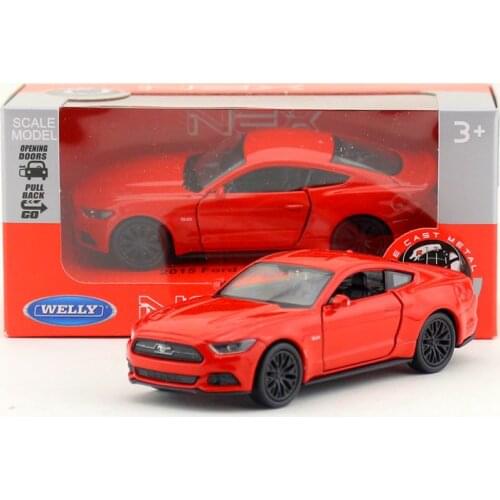Free Shipping/WELLY Toy/Diecast Model/1:36 Scale/2015 Ford Mustang GT Super/Pull Back Car/Educational Collection/Gift/Children