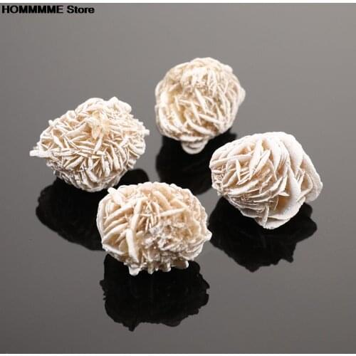 1PC Natural Moroccan Desert Rose Stone Raw Stone Gem Mineral Specimen Decoration Mineral Process Collection Home Decoration hot
