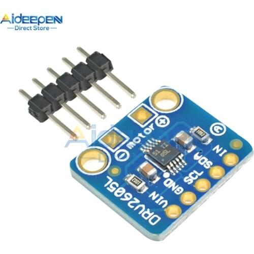 1Pcs DC 3V-5V DRV2605L Haptic Motor Driver Controller Module Breakout Board I2C IIC Control For Arduno Raspberry Pi