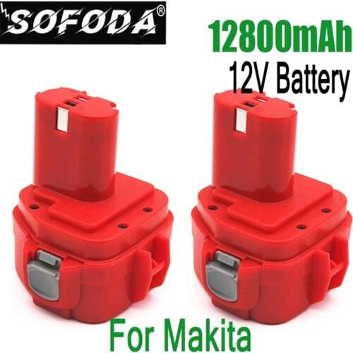 100% Original 12800mAh 12V Ni-CD Replacement Power Tool Battery for Makita 12V Battery PA12 1220 1233 1201 1222 1223 1235