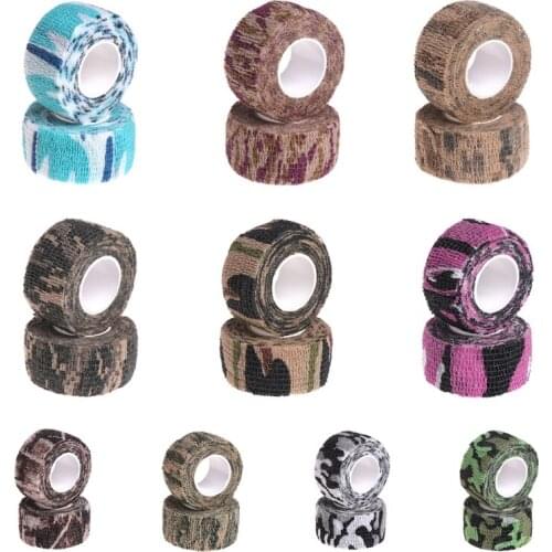 2pcs Tattoo Self-adhesive Non-woven Elastic Bandage Grip Tube Cover Sport Tape U2JB
