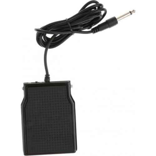 2x Universal Electronic Piano Keyboard Sustain Pedal Damper Foot Switch Black