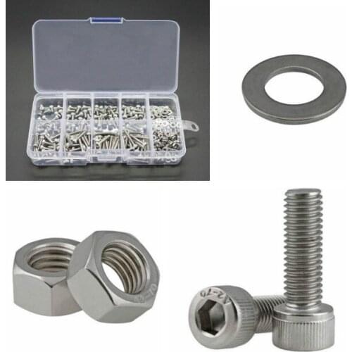 320 pcs/box M2.5 Hexagon Hex Socket Cap Head Self Tapping Screw 304 Stainless Steel Allen Head Screw for Speaker