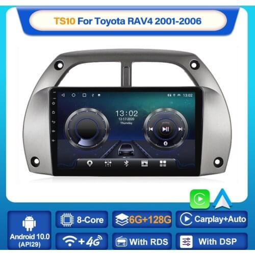 MEKEDE 6G+128G Android 10 For Toyota RAV4 RAV 4 2001 - 2015 Car Radio Multimedia Video Player Navigation GPS 2 din dvd Carplay
