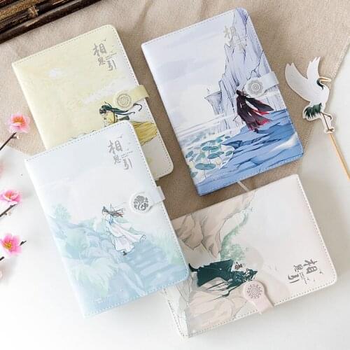 Hardcover Notebook Color Page Diary Notebook A5 Antique Illustration Notebook 1PCS