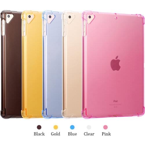 For IPad Air 4 Case 2020 IPad Pro 11 2021 Case for IPad Air 2 9.7 Air 3 Case for IPad 8th Generation Clear TPU Tablet Back Cover