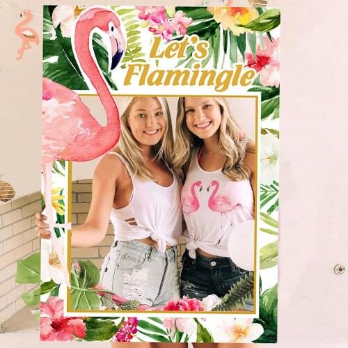 Hawaii Party Decor Pink Flamingo Birthday Wedding Decor Summer Tropical Hawaiian Party Favors Supplies Luau Aloha Party Decor