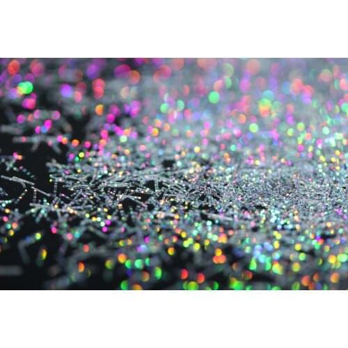 Holographic Laser Silver Tinsel Bar Shape Glitter 0.2x3mm epoxy resin glitter iphone case glitter