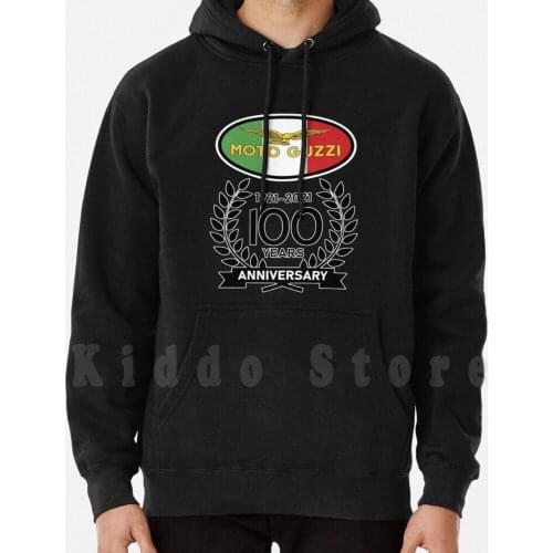 Moto Guzzi 100Th Anniversary Celeration Italian Flag hoodies long sleeve Moto Guzzi California Corsa Griso Le Mans