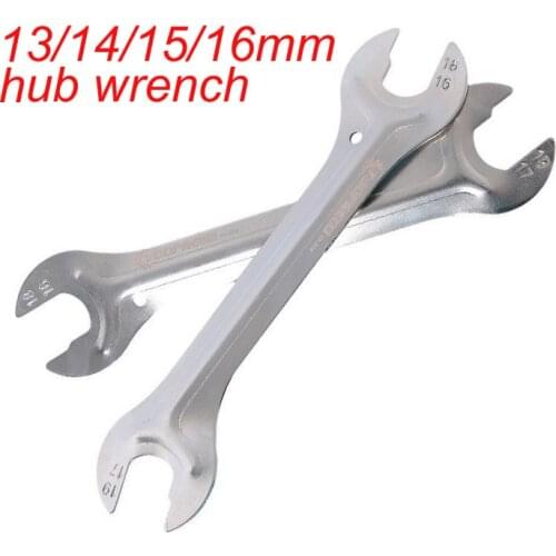 2 pcs Bike Repair Tool for Bike Hub Disassembly Stainless Steel MTB Bike Spanner Wrench 13 14 15 16 mm Bicycle Tools