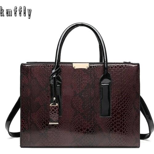 KMFFLY Luxury Designers PU Leather Handbags 2018 Big Capacity Shopping Bag Women Shoulder Bags Women Messenger Bags With Tassel