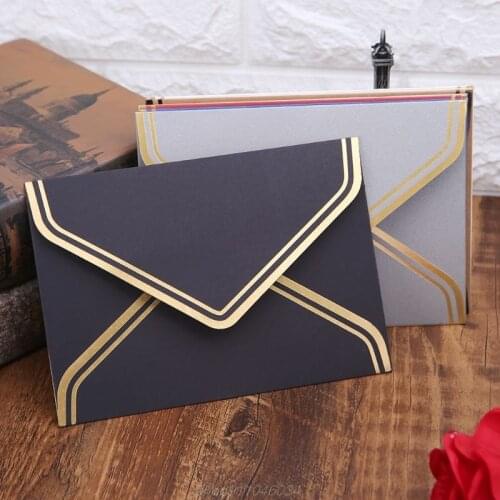 10pcs Retro Vintage Blank Craft Paper Envelopes For Letter Greeting Cards Wedding Party Invitations 125x175mm M08 21 Dropship
