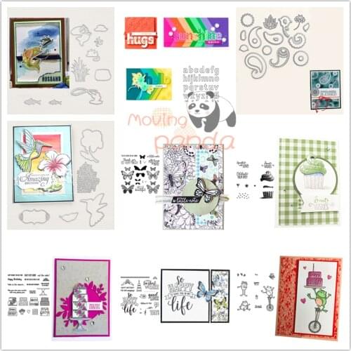 Animal Metal Cutting Die And Stamp Set Stencil For Scrapbooking DIY Holiday Card Paper Photo Album Craft Decoration Knife Mold