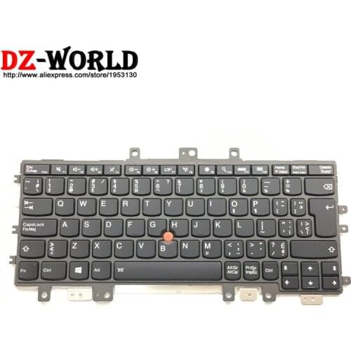 CFB New/Orig for Thinkpad HELIX Gen 2nd 20CG 20CH Canadian French Backlit Backlight Keyboard Teclado 00JT622 00JT662 00UR074