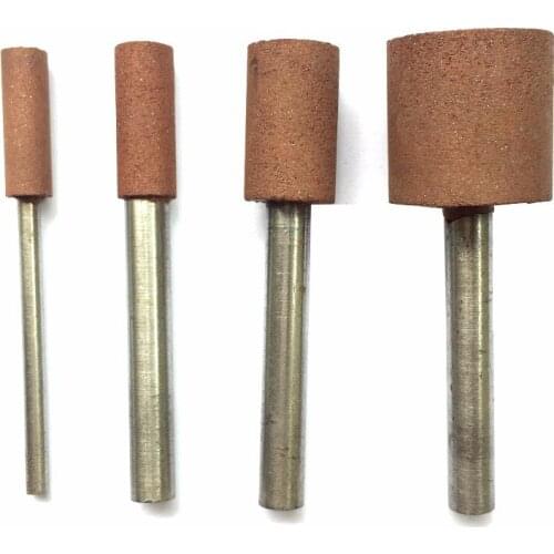 New 4Pcs/Set Resin Diamond Grinding Heads Wheel Abrasive Stone Points for Gemstone Grinding Electric Grinder Dremel Rotary Tools