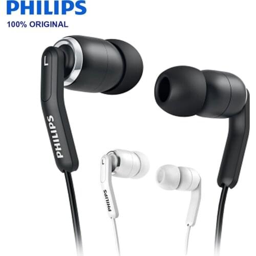 Philips Original SHE9730 HIFI Earphone with Storage Box L Bending Plug Sport Headset for Samsung Xiaomi Huawei Smartphone