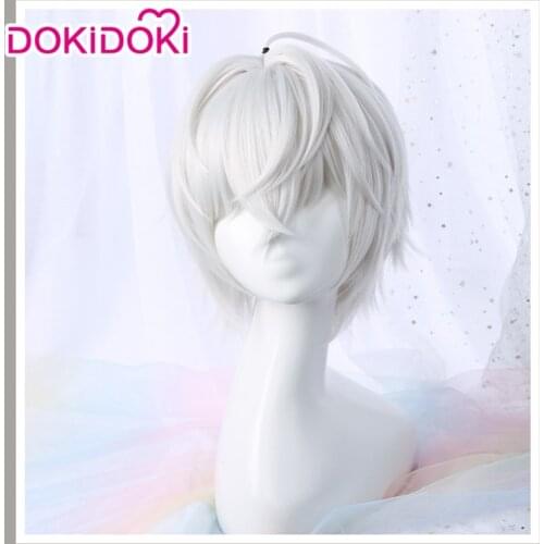 DokiDoki Game Arknights Cosplay Executor Wig Men High Temperature Fiber Game Arknights Cosplay Executor Wig