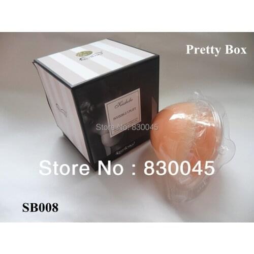 Girl hot sexy Stereoscopic Thicker 100%SILICONE INVISIBLE Push up Bra